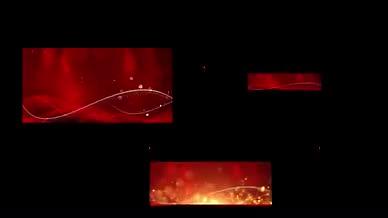 红灯笼春节字幕条pr模板视频的预览图